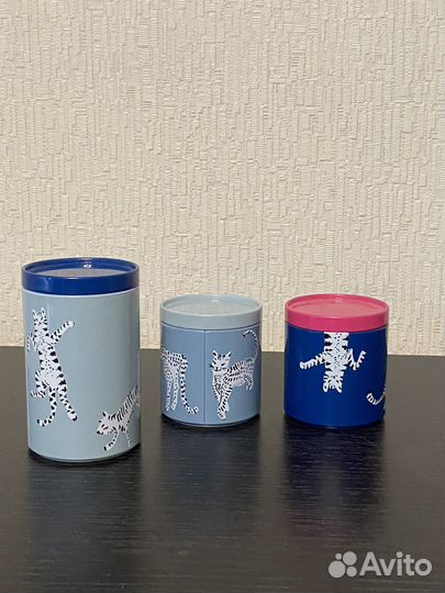 Баночки для хранения IKEA Plugghäst 3 шт кот