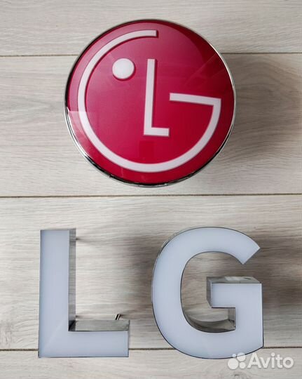 LG логотип и шильдик