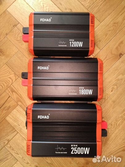 Инвертор Fchao 12-220 1200w (ecть dc-dc 30A, peлe)