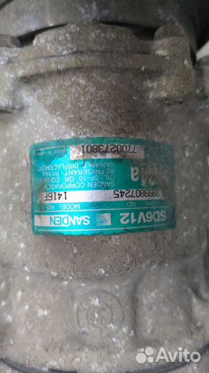 Компрессор кондиционера Renault Clio, 2002