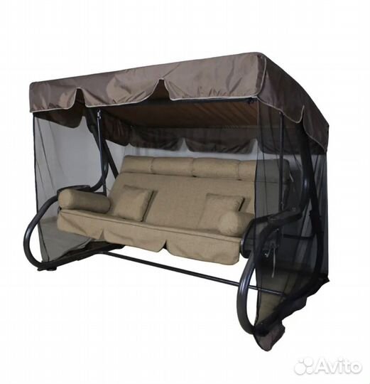 Качели садовые 4-х местные новые