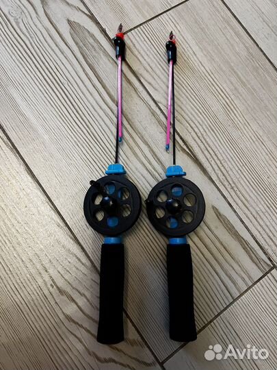 Удочка зимняя оснащенная с кивком и леской