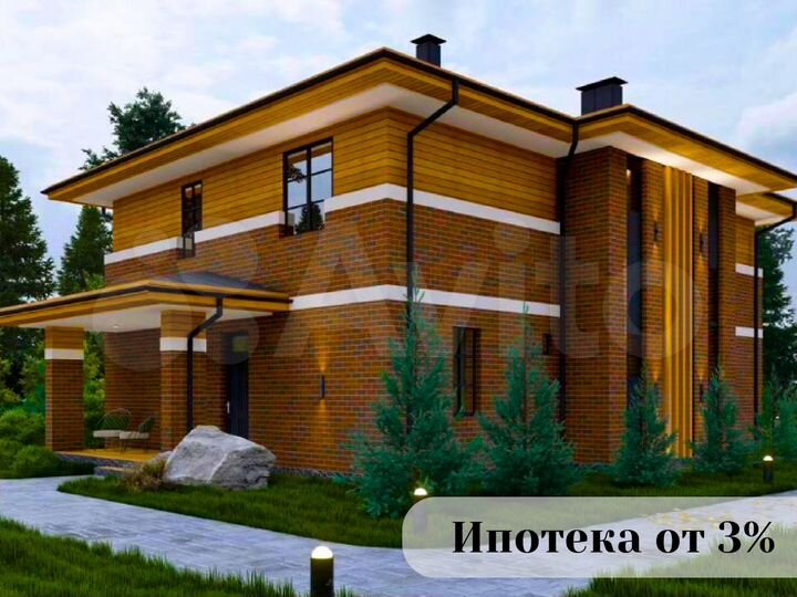 Коттедж 261 м² на участке 42,2 сот.