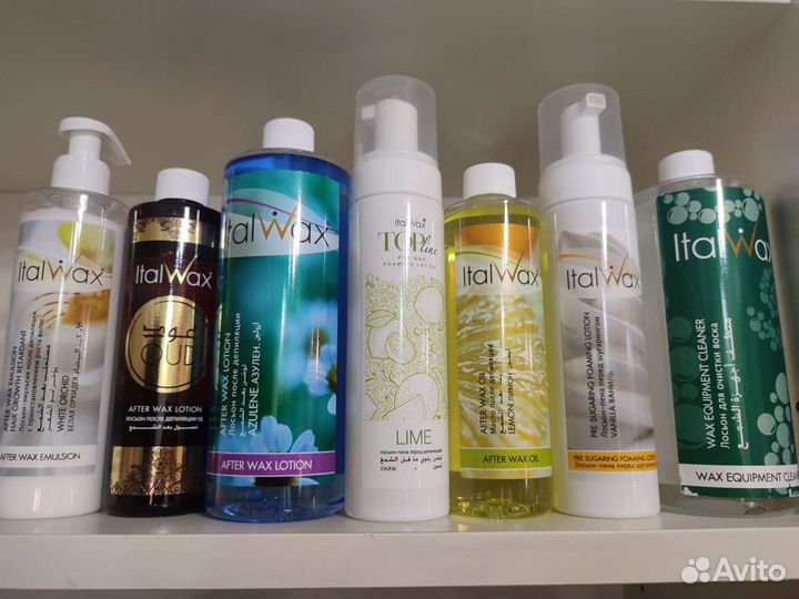 Масло и лосьон для депиляции до и после