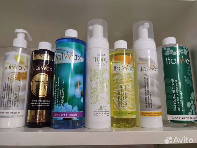 Масло и лосьон для депиляции до и после