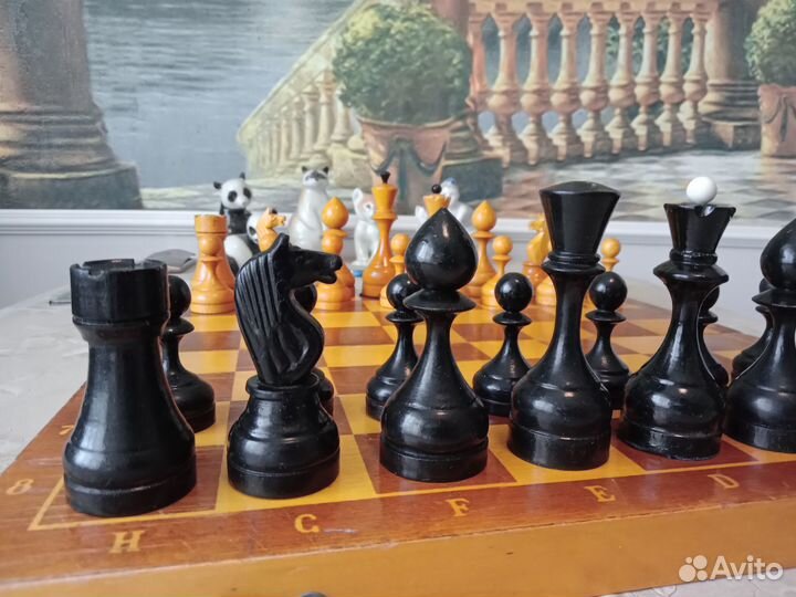 Шахматы большие деревянные СССР