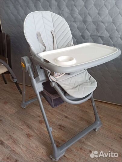 Стульчик для кормления Kinderkraft lastree grey