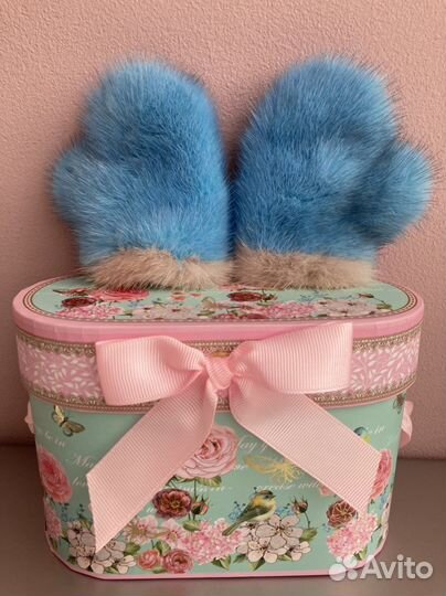 Новые норковые варежки