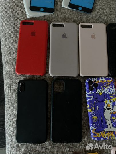 Чехол на iPhone 7 8 plus, 11 pro max, 7, стекла