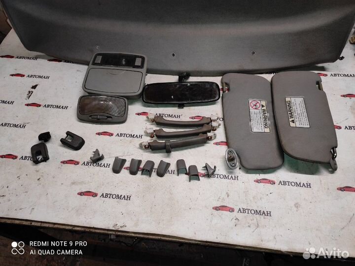 Обшивка потолка, козырки Kia spectra