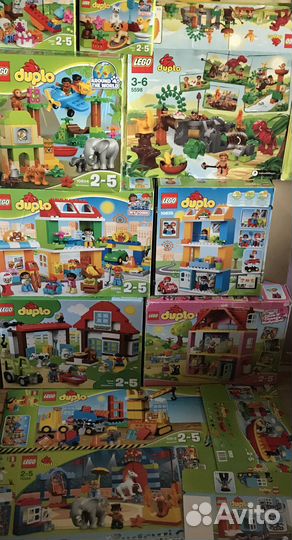 Коробка Лего Дупло