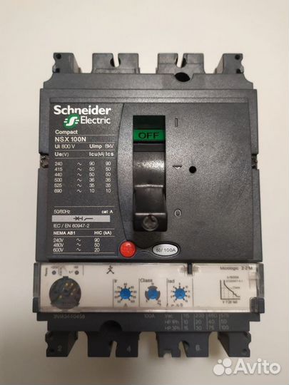 Schneider Electric NSX100N 50/100A