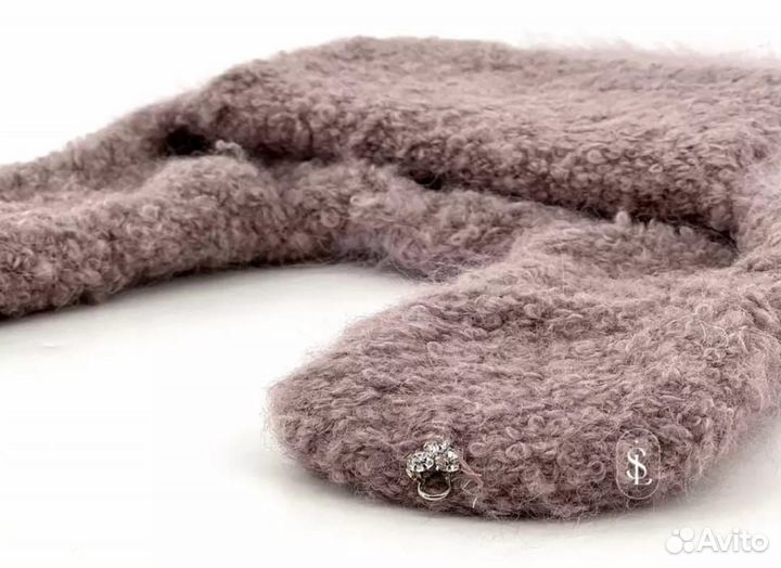 Шапка ушанка зимняя из ангоры