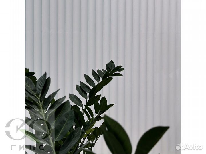 3D Гипсовые панели Рейки