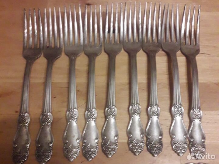 Столовые приборы мельхиор кольчугино СССР