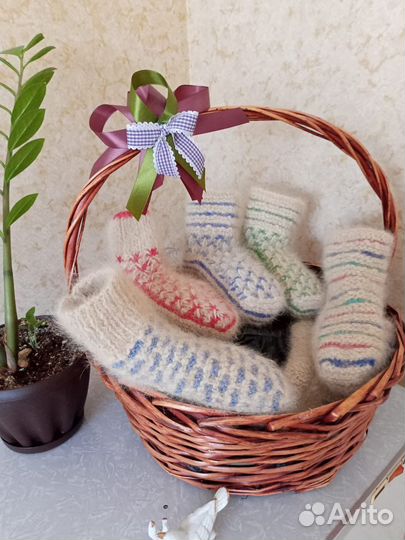 Следки следочки носки слиперы из собачьей шерсти