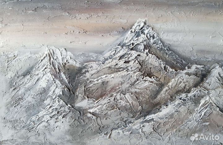 Интерьерная картина текстурная горы