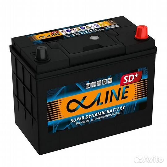 Аккумулятор Alphaline SD+70B24LS 55Aч