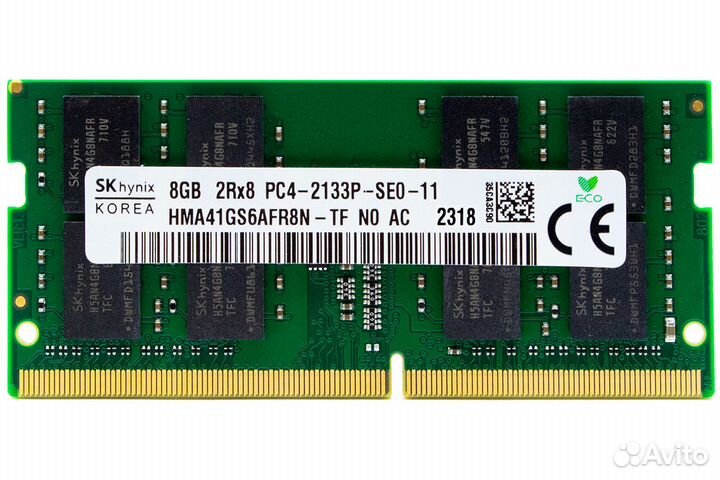 Новый sodimm DDR4 8GB Hynix 2133 мгц DR225