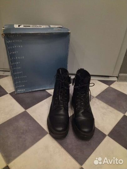 Ботинки кожаные geox