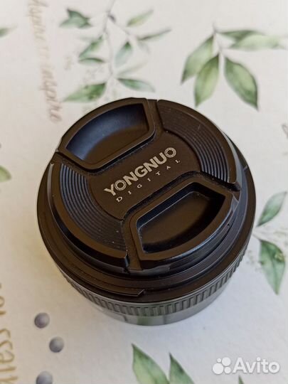 Объектив yongnuo 50mm f1 8 nikon