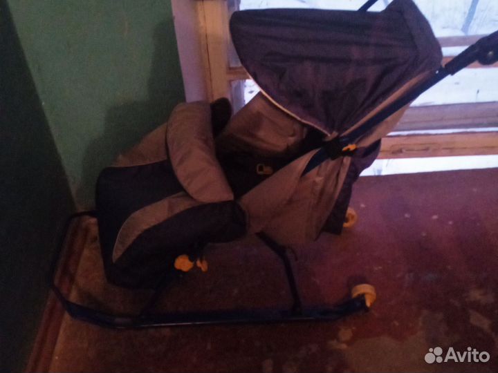 Детские санки коляска бу