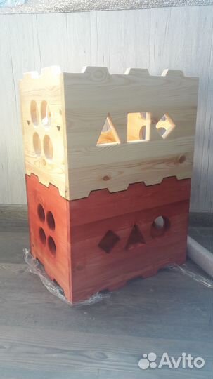 Ящик деревянный для игрушек