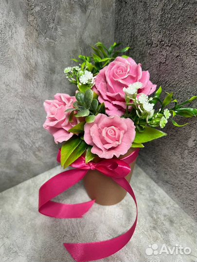 Мыло ручной работы «Букеты из мыла»