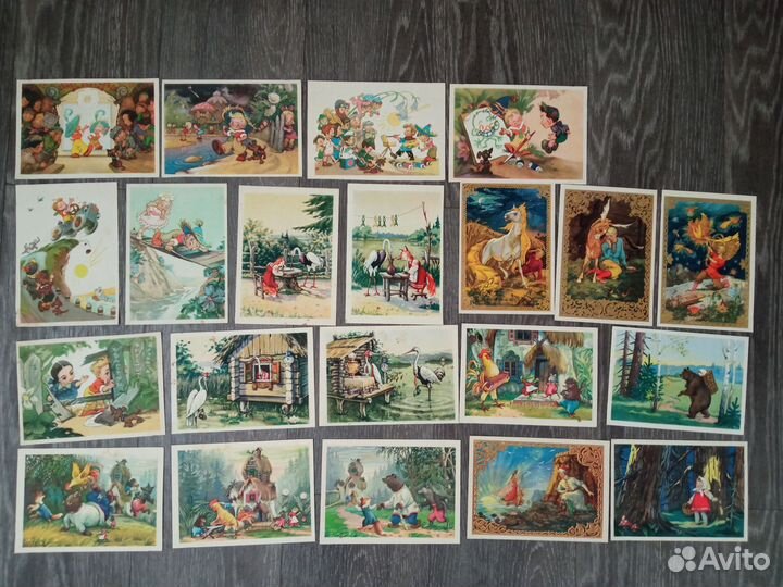 Открытки СССР 50-60х годов чистые