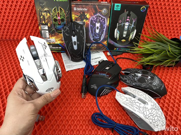 Беспроводные игровые мыши с подсветкой