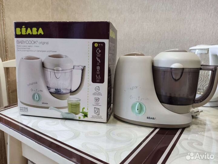Пароварка блендер beaba babycook