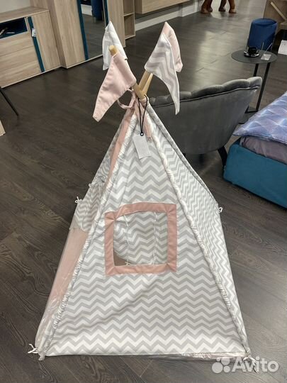 Детская палатка домик новый Вигвам разборный