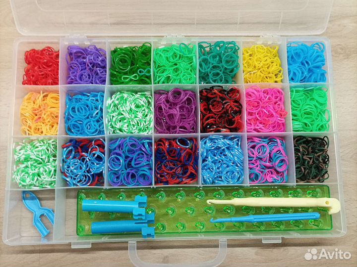 Новый набор резинок больш для пленения+4стк2крюч