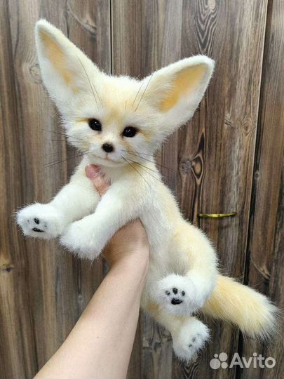 Мягкая игрушка Фенек лиса ручной работы