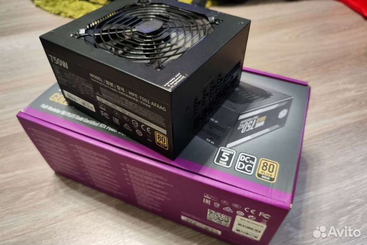 Бп на гарантии Cooler Master MWE gold 750-V2