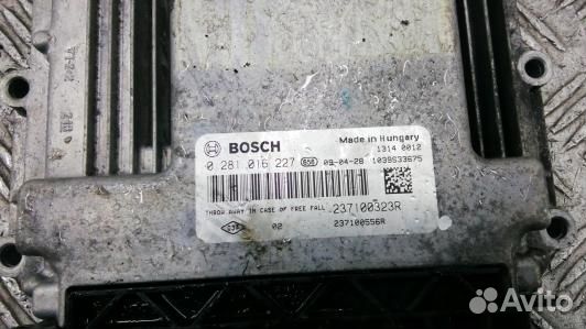 Блок управления двс renault scenic 3 (90L12PC01)