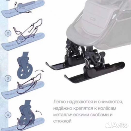 Лыжи для колясок