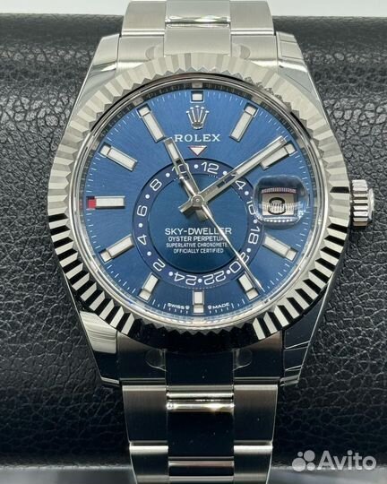 Часы Rolex sky dweller blue dial