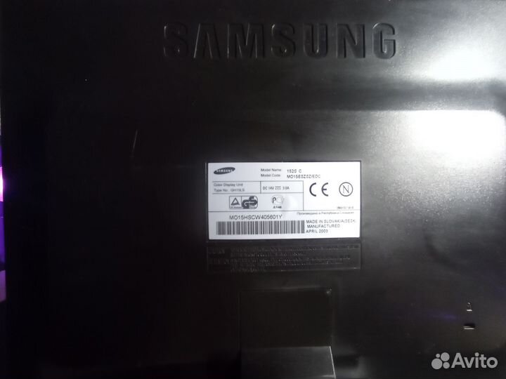 Монитор и кулер для процессора