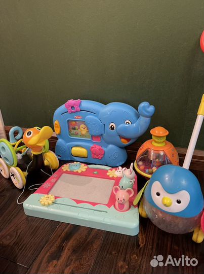 Развивающие игрушки Fisher price и другие