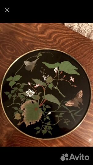 Блюдо, подставка Клуазоне