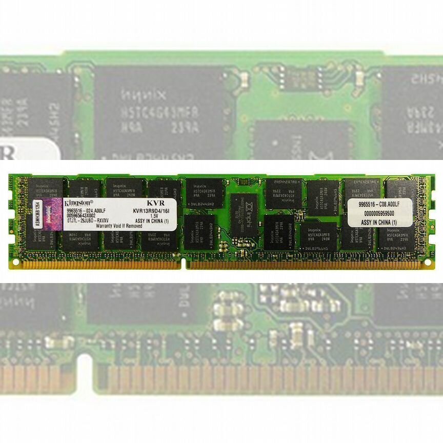 [KVR13R9D4/16I] Оперативная Память Kingston 16gb Kvr13r9d4/16i