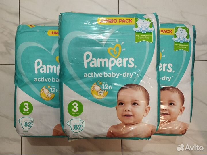 Подгузники pampers размер 3