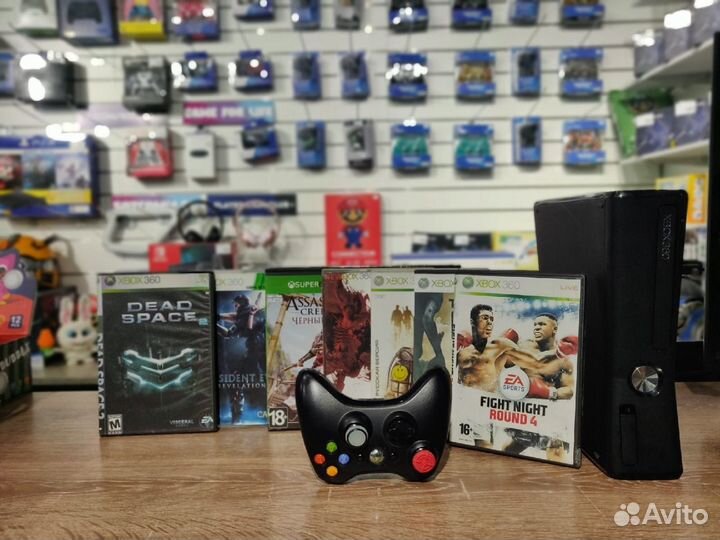 Xbox 360S LT 3.0 + диски LT 3.0