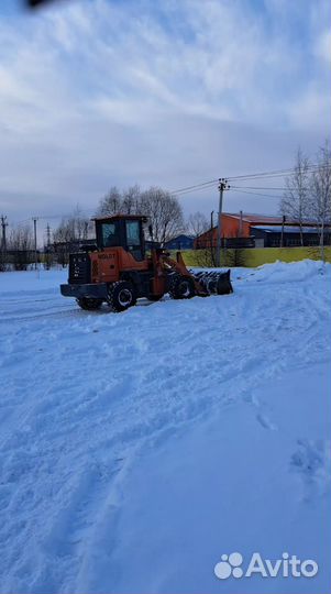 Погрузчик уборка снега