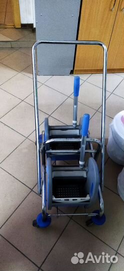 Тележка уборочная двухведерная с отжимом