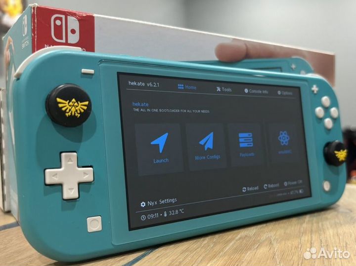 Nintendo Switch Lite прошитая +128гб