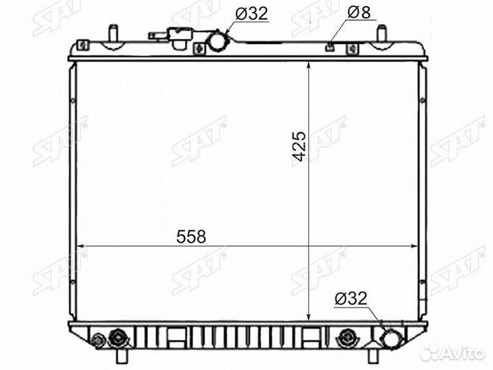 Радиатор Daihatsu Terios 97-06 / Terios Kid 98-06
