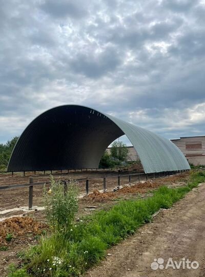 Ангар зернохранилище под ключ