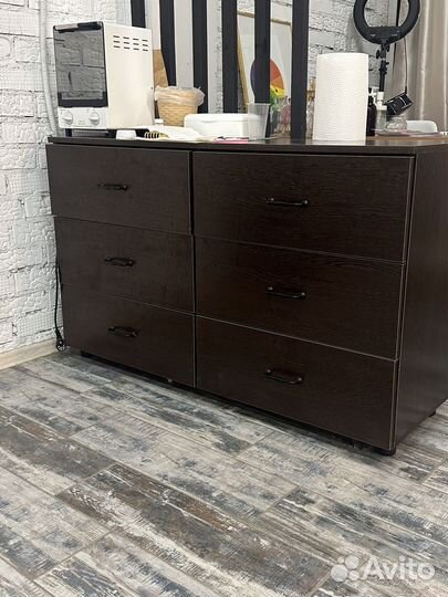 Комод 6 ящиков венге